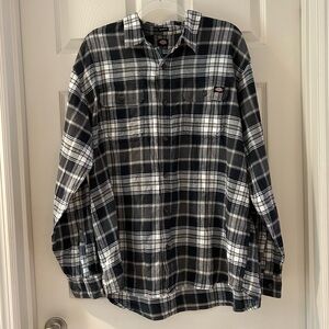 Dickies Plaid Button Down Shirt